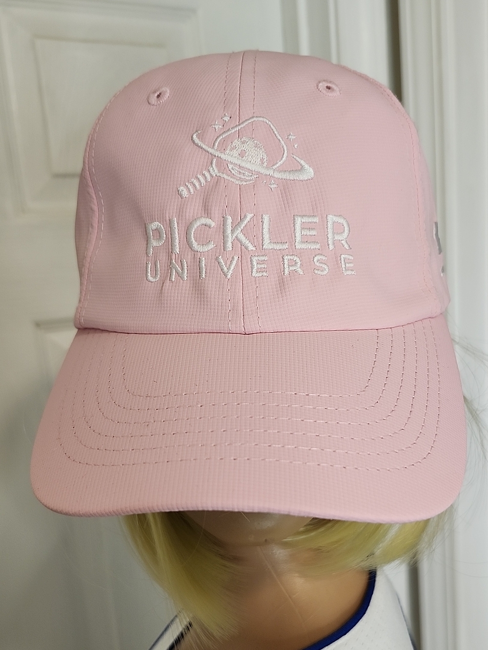 New Pickler Universe Women's Pink Baseball Cap With Adjustable Strap